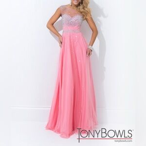 Pink Tony Bowls Le Gala by Mon Cheri Gown Size 2